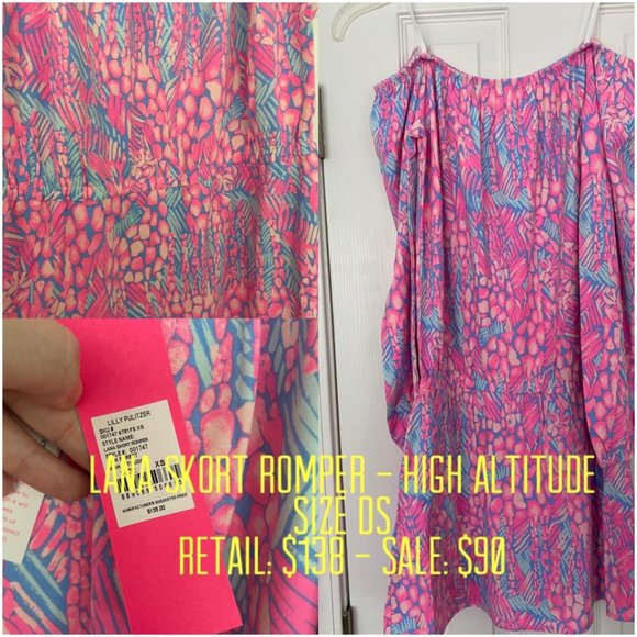 Lilly Pulitzer Lana Skort Romper - Picture 1 of 1